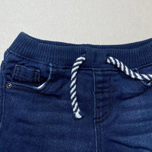 Load image into Gallery viewer, Boys Target, knit stretch denim pants, elasticated, EUC, size 000,  