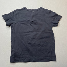 Load image into Gallery viewer, Girls Marie Claire, grey cotton t-shirt / top, zebra, GUC, size 1,  