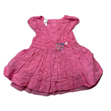 Load image into Gallery viewer, Girls Dymples, lined cotton party dress, GUC, size 000, L: 34cm