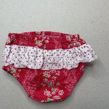 Load image into Gallery viewer, Girls Linens &#39;n&#39; Things, floral cotton bloomers / nappy cover, EUC, size 0000,  