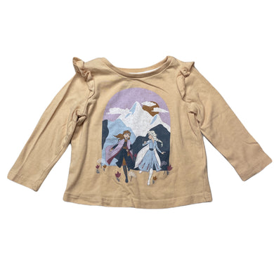 Girls Disney, Frozen cotton long sleeve top, FUC, size 1,  