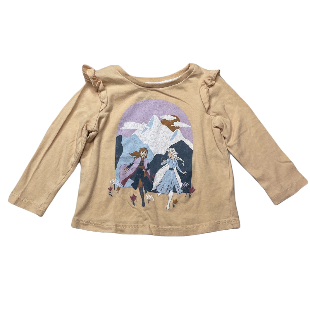 Girls Disney, Frozen cotton long sleeve top, FUC, size 1,  