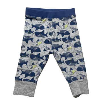 Boys Target, stretchy leggings / bottoms, sharks, GUC, size 00,  