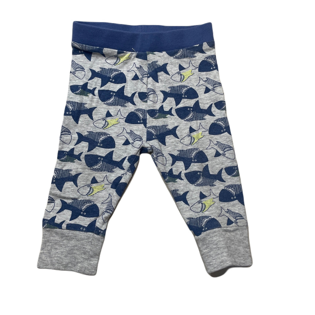 Boys Target, stretchy leggings / bottoms, sharks, GUC, size 00,  