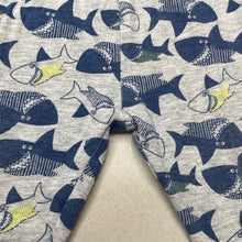 Load image into Gallery viewer, Boys Target, stretchy leggings / bottoms, sharks, GUC, size 00,  