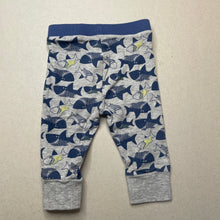 Load image into Gallery viewer, Boys Target, stretchy leggings / bottoms, sharks, GUC, size 00,  