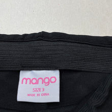 Load image into Gallery viewer, Girls Mango, black ruffle skirt, elasticated, L: 25cm, EUC, size 3,  