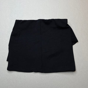 Girls Mango, black ruffle skirt, elasticated, L: 25cm, EUC, size 3,  