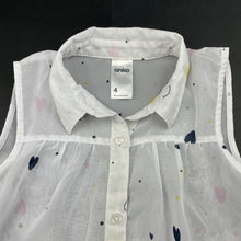 Load image into Gallery viewer, Girls Anko, sheer lightweight blouse / top, GUC, size 4,  