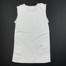 Load image into Gallery viewer, Boys Marquise, embroidered cotton singlet top, FUC, size 000,  