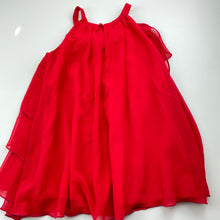 Load image into Gallery viewer, Girls Run Scotty Run, cotton lined party dress, GUC, size 2, L: 50cm