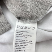 Load image into Gallery viewer, Girls Bardot Junior, spliced grey &amp; white long sleeve top, GUC, size 1,  