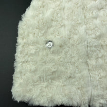 Load image into Gallery viewer, Girls Target, lined zip up faux fur vest / jacket, EUC, size 1,  