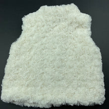Load image into Gallery viewer, Girls Target, lined zip up faux fur vest / jacket, EUC, size 1,  