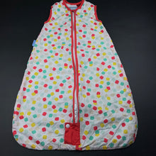 Load image into Gallery viewer, Girls The Gro Company, 0.5 Tog cotton grobag / travel sleeping bag, L: 68cm, EUC, size 000-00,  