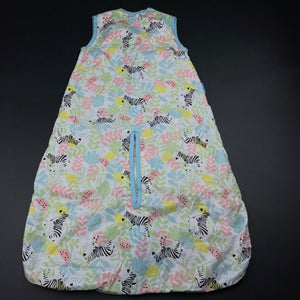 Girls The Gro Company, 0.5 Tog cotton grobag / travel sleeping bag, L: 72cm, EUC, size 000-00,  