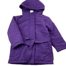 Load image into Gallery viewer, Girls STAR, purple lightweight hooded jacket / coat, GUC, size 2,  