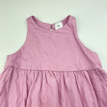 Load image into Gallery viewer, Girls Target, pink cotton casual summer dress, GUC, size 2, L: 45cm