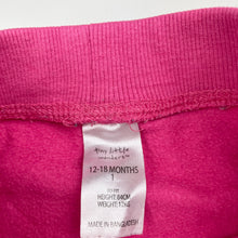 Load image into Gallery viewer, Girls Tiny Little Wonders, fleece lined casual pants, elasticated, GUC, size 1,  