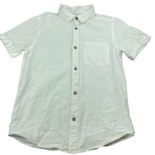 Load image into Gallery viewer, Boys Target, white linen / cotton short sleeve shirt, FUC, size 10,  