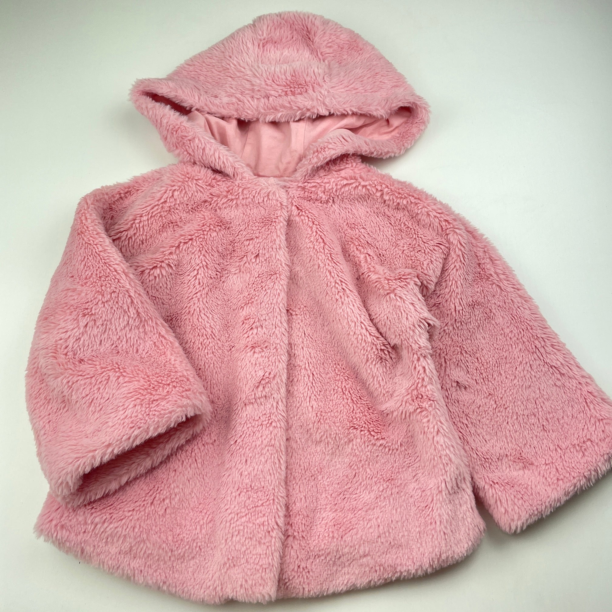 Milly pink clearance faux fur jacket