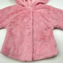 Load image into Gallery viewer, Girls Jack &amp; Milly, cotton lined faux fur jacket / coat, poppers, L: 35cm, EUC, size 2,  
