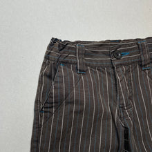 Load image into Gallery viewer, Boys Pumpkin Patch, striped cotton shorts, adjustable, FUC, size 2,  