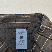 Load image into Gallery viewer, Boys Pumpkin Patch, striped cotton shorts, adjustable, FUC, size 2,  
