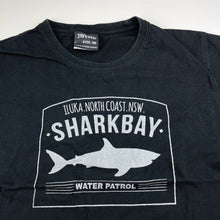 Load image into Gallery viewer, Boys JB's Wear, black cotton t-shirt / top, shark, GUC, size 8,  