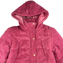 Load image into Gallery viewer, Girls Real Kids, chunky corduroy winter jacket / coat, L: 53cm, EUC, size 11-12,  