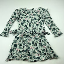 Load image into Gallery viewer, Girls Country Road, floral casual dress, small catches, FUC, size 3, L: 48cm