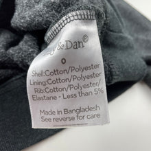 Load image into Gallery viewer, Boys Lily &amp; Dan, fleece lined hoodie sweater, GUC, size 0,  