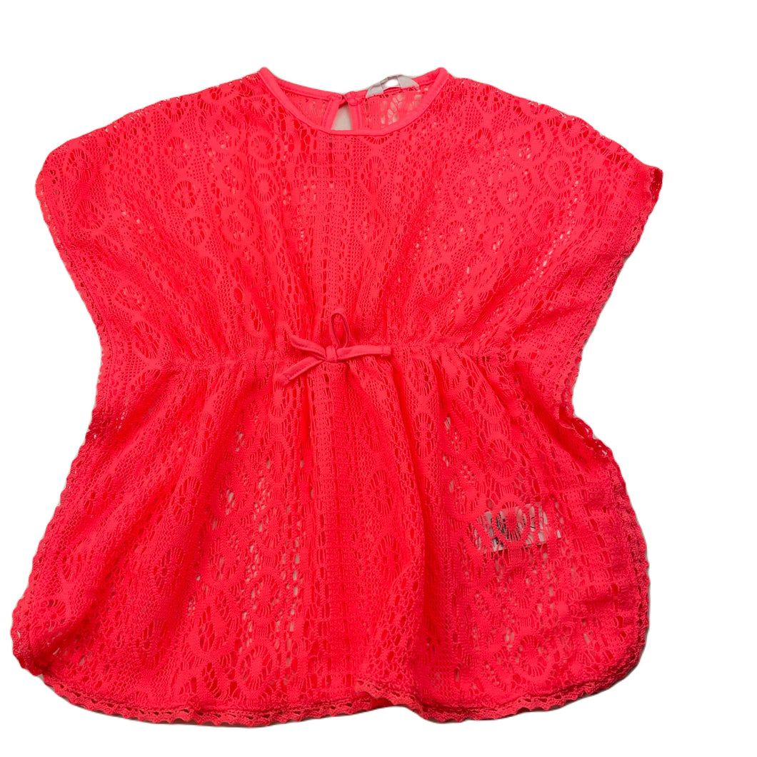 Girls Primark, fluoro lace top, L: 44cm, GUC, size 3-4,  