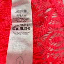 Load image into Gallery viewer, Girls Primark, fluoro lace top, L: 44cm, GUC, size 3-4,  