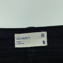 Load image into Gallery viewer, Boys Target, skinny stretch denim jeans, adjustable, Inside leg: 57.5cm, EUC, size 8,  