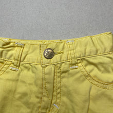 Load image into Gallery viewer, Girls Guess, yellow stretch cotton skirt, adjustable, L: 18cm, FUC, size 00,  