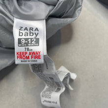 Load image into Gallery viewer, Girls Zara, dark grey jacket / coat, L: 34cm, FUC, size 0,  