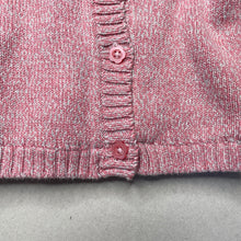 Load image into Gallery viewer, Girls Tiny Little Wonders, fleece lined knitted cotton hooded cardigan, EUC, size 00,  