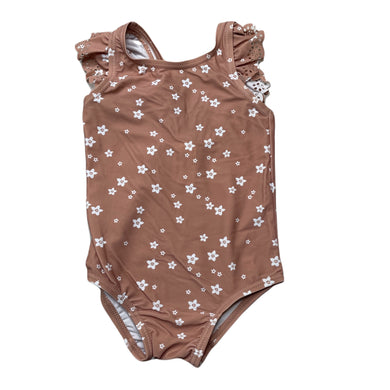 Girls Dymples, floral swim one-piece, EUC, size 1,  
