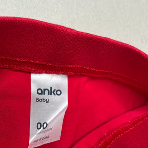 unisex Anko, Christmas nappy cover / bloomers, EUC, size 00,  