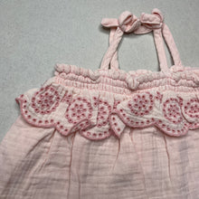 Load image into Gallery viewer, Girls Dymples, pink crinkle cotton summer top, GUC, size 0,  