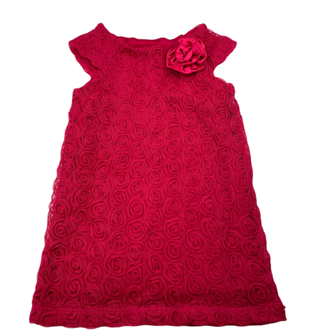 Girls lined, lightweight party dress, no labels, armpit to armpit: 25.5cm, FUC, size 1, L: 44cm