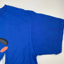 Load image into Gallery viewer, Boys blue, cotton t-shirt / top, no labels, L: 53cm, armpit to armpit: 44cm, GUC, size 14,  