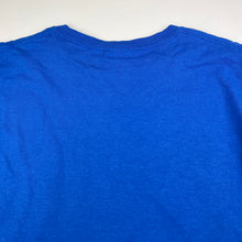 Load image into Gallery viewer, Boys blue, cotton t-shirt / top, no labels, L: 53cm, armpit to armpit: 44cm, GUC, size 14,  