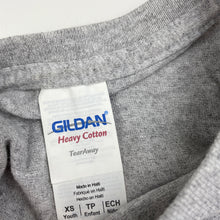 Load image into Gallery viewer, Girls Gildan, grey marle t-shirt / top, Sz: XS, L: 48cm, armpit to armpit: 38cm, EUC, size 8-10,  