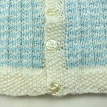 Load image into Gallery viewer, unisex handmade, knitted cardigan / sweater, L: 33cm, armpit to armpit: 28cm, armpit to cuff: 22cm, GUC, size 2,  
