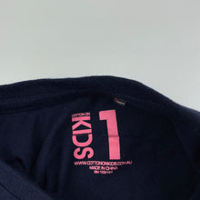 Load image into Gallery viewer, Girls Cotton On, navy cotton Christmas t-shirt / top, GUC, size 1,  
