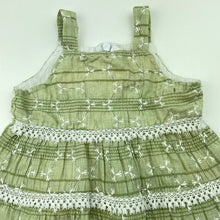Load image into Gallery viewer, Girls Just Tots, cotton lined summer dress, no size, armpit to armpit: 22cm, GUC, size 000, L: 35cm