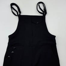 Load image into Gallery viewer, Girls black, stretchy jumpsuit, inside leg: 44cm, EUC, size 6,  