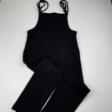Load image into Gallery viewer, Girls black, stretchy jumpsuit, inside leg: 44cm, EUC, size 6,  